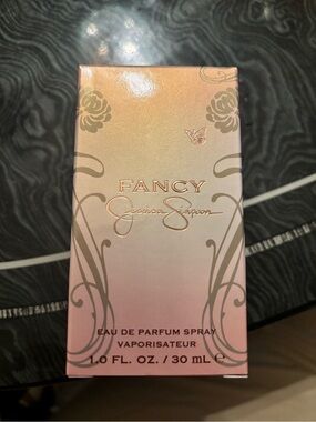 Jessica Simpson Pink to Cream Perfume Box with Gold Accents